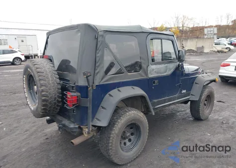 2000 Jeep Wrangler Se from USA, damaged, VIN 1J4FA29P9YP748472